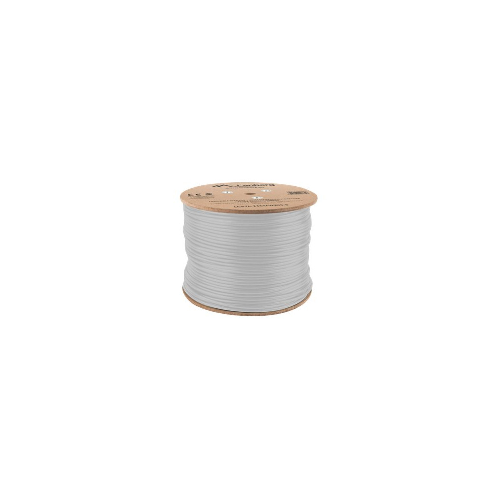 Produktbild för Lanberg bulkkabel - 305 m - pantone cool gray 5C