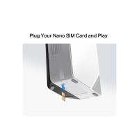 Produktbild för Mercusys MB520-5G V1 - trådlös router - WWAN - Wi-Fi 6, LTE - 5G, 4G - skrivbordsmodell
