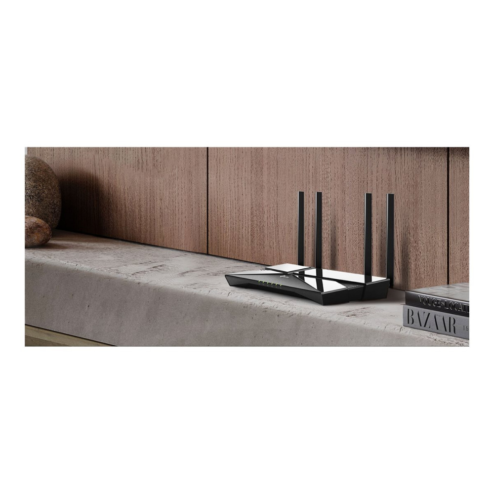 TP-Link EX520 V1 - trådlös router - Wi-Fi 6 - skrivbordsmode...