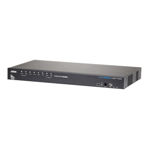 ATEN ATEN CS1798 - omkopplare för tangentbord/video/mus/ljud/USB - 8 portar - rackmonterbar