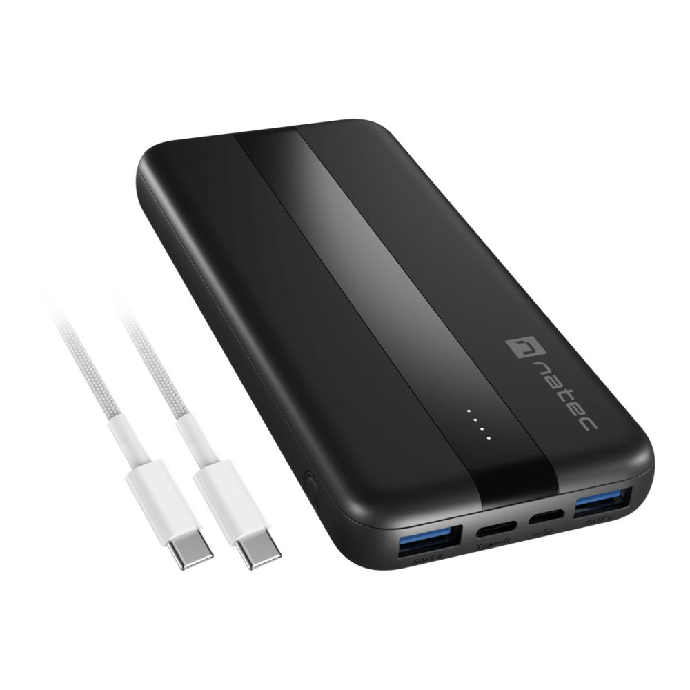 Produktbild för Natec TREVI SLIM Q power bank - Li-pol - USB-C, 2 x USB - 20 watt