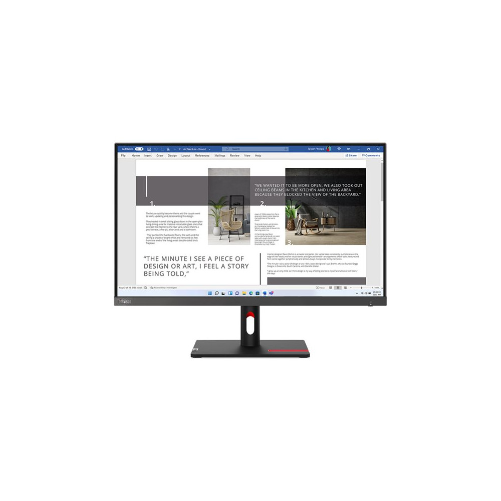Produktbild för Lenovo ThinkVision S27i-30 - LED-skärm - Full HD (1080p) - 27"