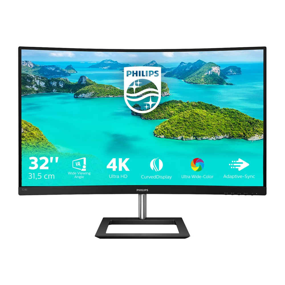 Produktbild för Philips E-line 328E1CA - LED-skärm - böjd - 4K - 32"