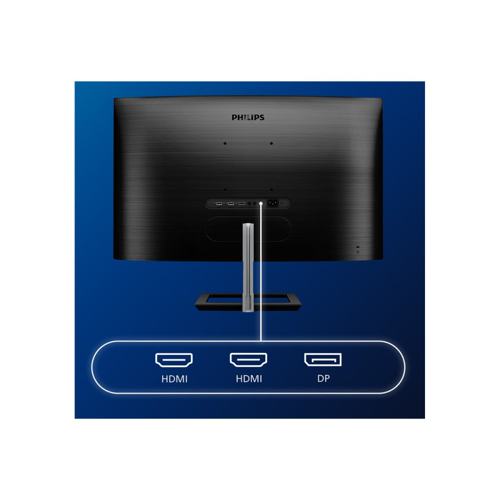 Produktbild för Philips E-line 328E1CA - LED-skärm - böjd - 4K - 32"