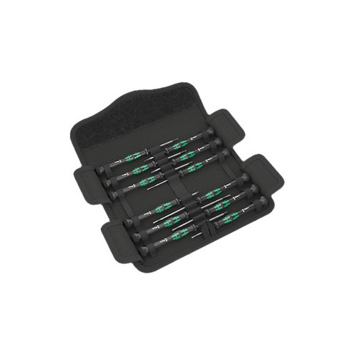Wera Wera Series Kraftform Micro Universal 1 Electronic - skruvmejseluppsättning - 12 delar