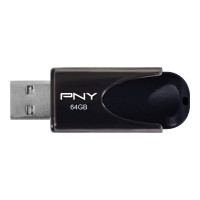Produktbild för PNY Attaché 4 - USB flash-enhet - 64 GB