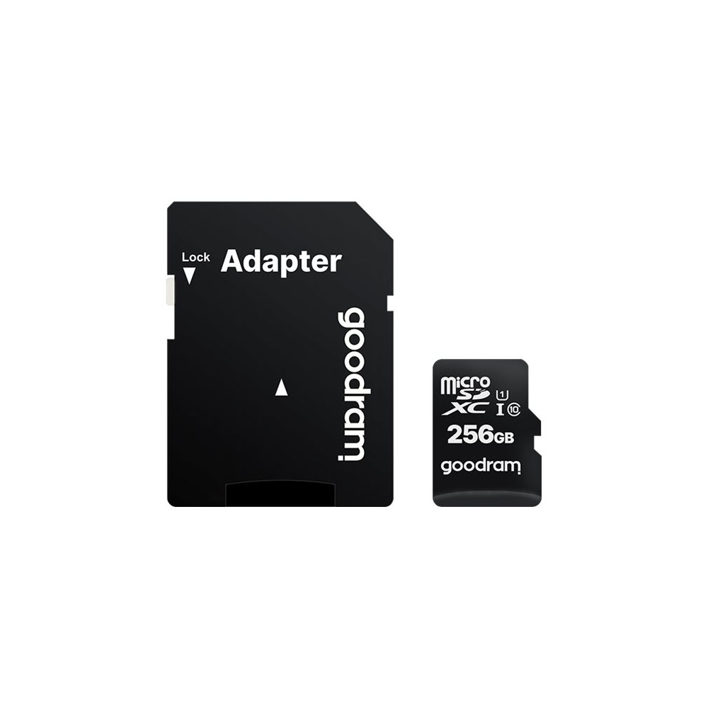 Produktbild för GOODRAM M1AA - flash-minneskort - 256 GB - mikroSDXC UHS-I