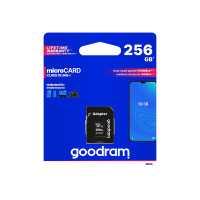 Produktbild för GOODRAM M1AA - flash-minneskort - 256 GB - mikroSDXC UHS-I