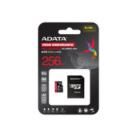 Produktbild för ADATA High Endurance - flash-minneskort - 256 GB - mikroSDXC UHS-I