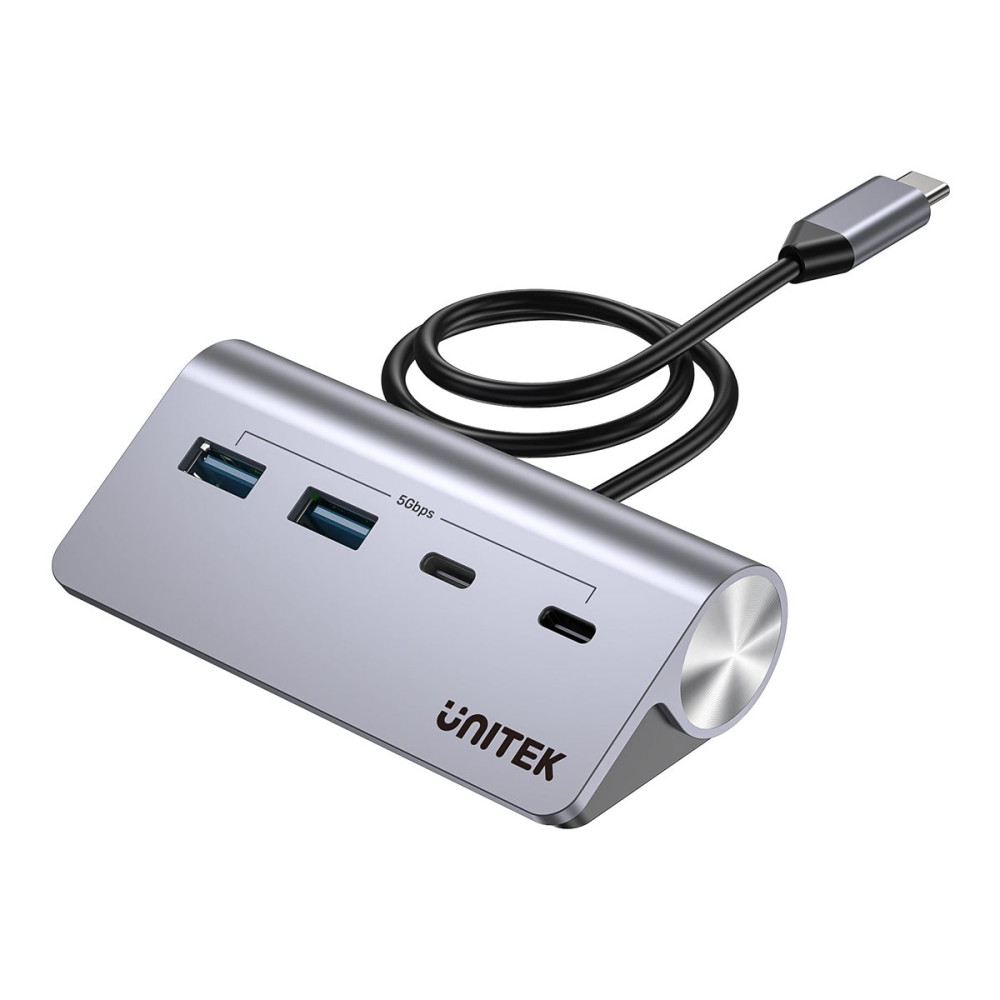 Produktbild för Unitek uHUB Q4 - hubb - 4-i-1 - 4 portar