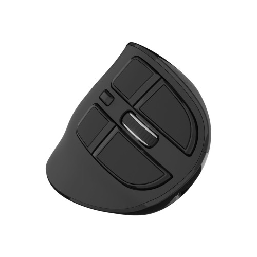 NATEC Natec EUPHONIE PRO - vertikal mus - 2.4 GHz, Bluetooth 5.0 - svart