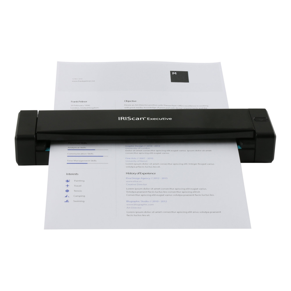 Produktbild för IRIS IRIScan Executive 4 - arkmatad skanner - bärbar - USB 2.0