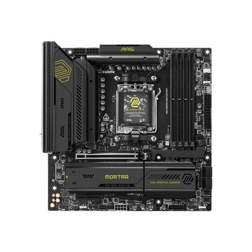 MSI MSI MAG B850M MORTAR WIFI - moderkort - micro ATX - Socket AM5 - AMD B850
