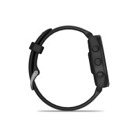 Produktbild för Garmin Forerunner 165 Music - svart - sportklocka med band - skiffergrå - 4 GB