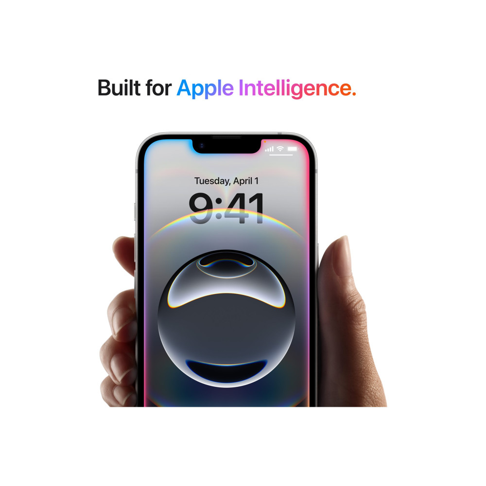 Produktbild för Apple iPhone 16e - vit - 5G smartphone - 128 GB - GSM