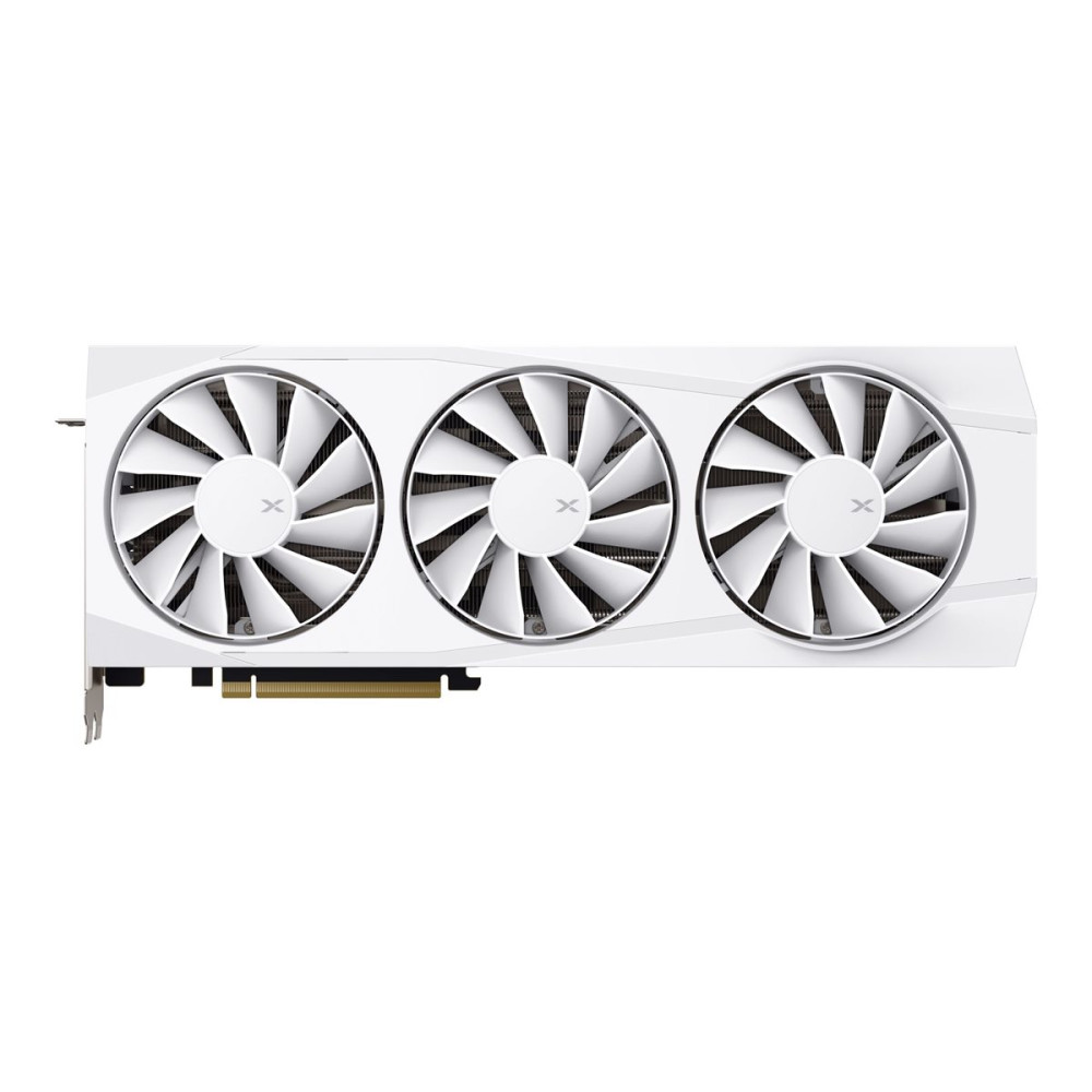 Produktbild för XFX QuickSilver Radeon RX 9070XT - Gaming Edition - grafikkort - Radeon RX 9070 XT - 16 GB - vit