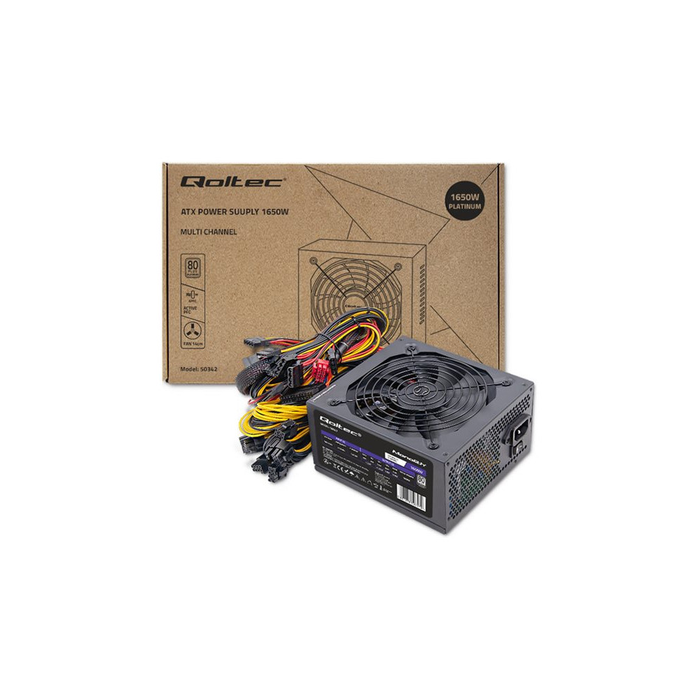 Produktbild för Qoltec Monolith - nätaggregat - effektiv - 1650 watt