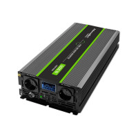 Produktbild för Qoltec Monolith - DC-AC-omriktare - ren sinusvåg, LCD - 3000 watt