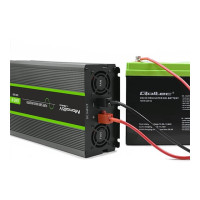 Produktbild för Qoltec Monolith - DC-AC-omriktare - ren sinusvåg, LCD - 3000 watt