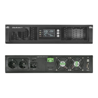 Produktbild för Qoltec - UPS - effektfaktor 1,0, LCD, EPO, online - 3000 watt - 3000 VA