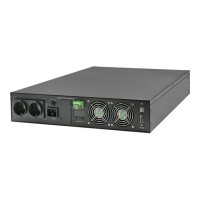Produktbild för Qoltec - UPS - effektfaktor 1,0, LCD, EPO, online - 3000 watt - 3000 VA