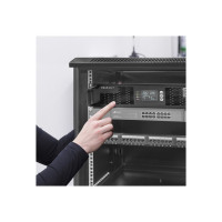 Produktbild för Qoltec - UPS - effektfaktor 1,0, LCD, EPO, online - 3000 watt - 3000 VA