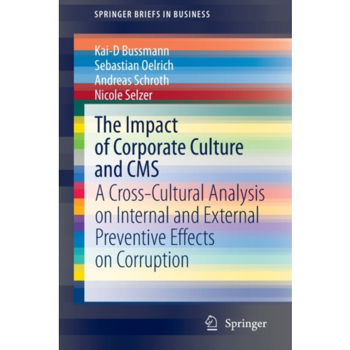 Springer Nature Switzerland AG The Impact of Corporate Culture and CMS (häftad, eng)