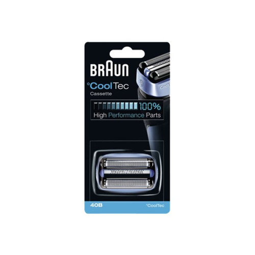 Braun Braun CoolTech 40B - utbytesfolie och skärare - blå