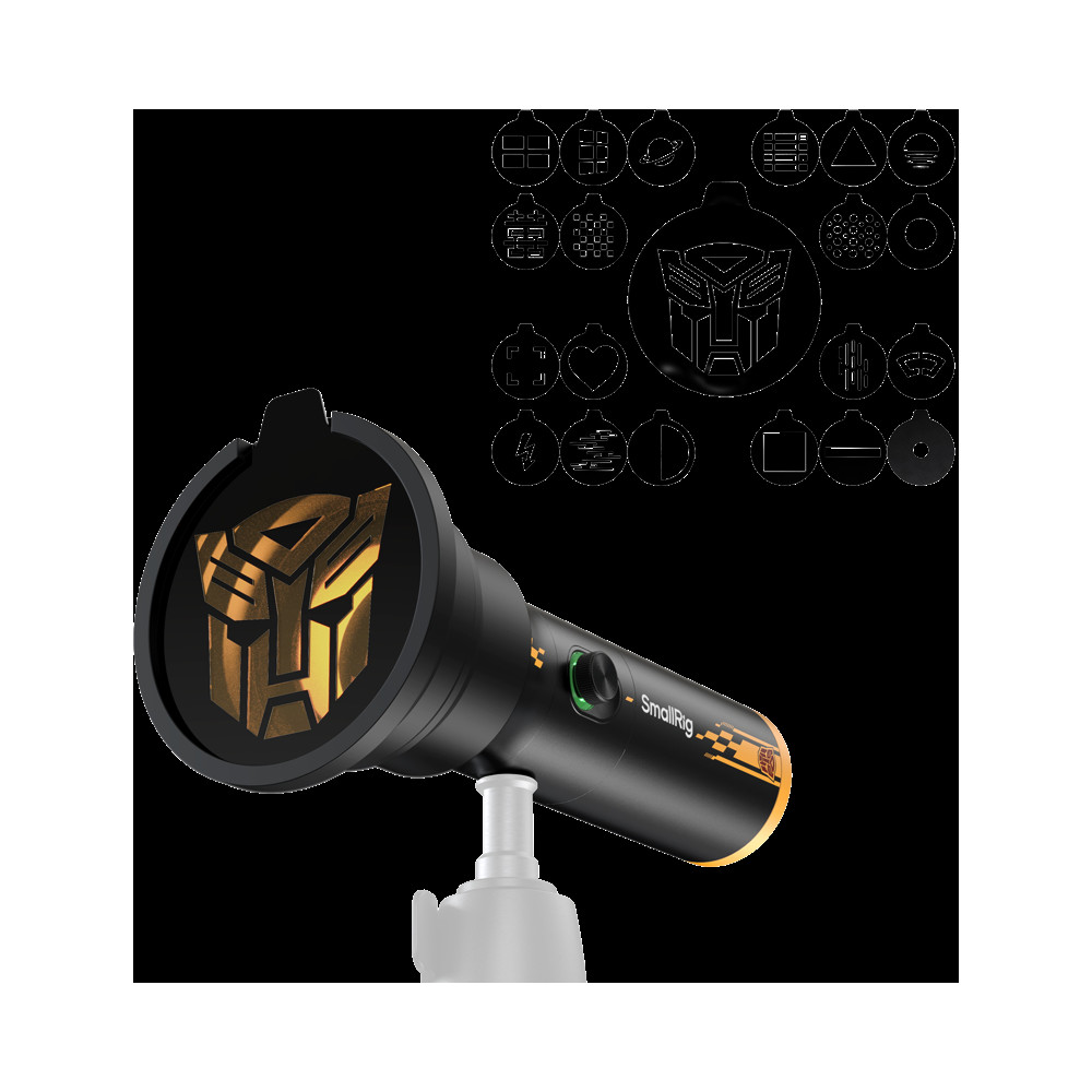Produktbild för SmallRig 5512 RF 10C Portable Focusable LED Video Light "BumbleBee Edition"