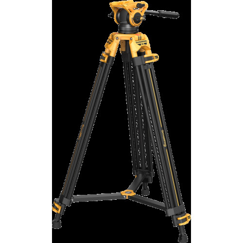 SMALLRIG SmallRig 5523 Video Tripod with Heavy-Duty Fluid Head AD-01 (BumbleBee Edition）