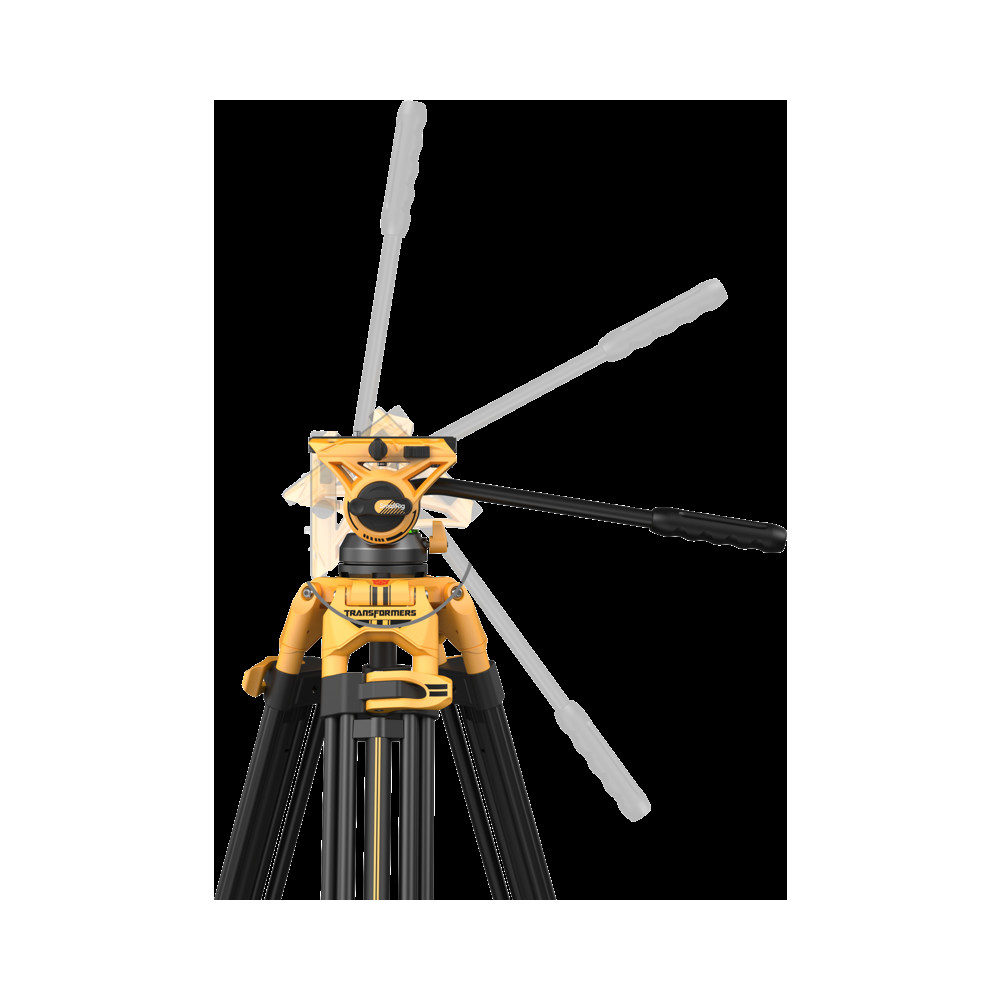 Produktbild för SmallRig 5523 Video Tripod with Heavy-Duty Fluid Head AD-01 (BumbleBee Edition）