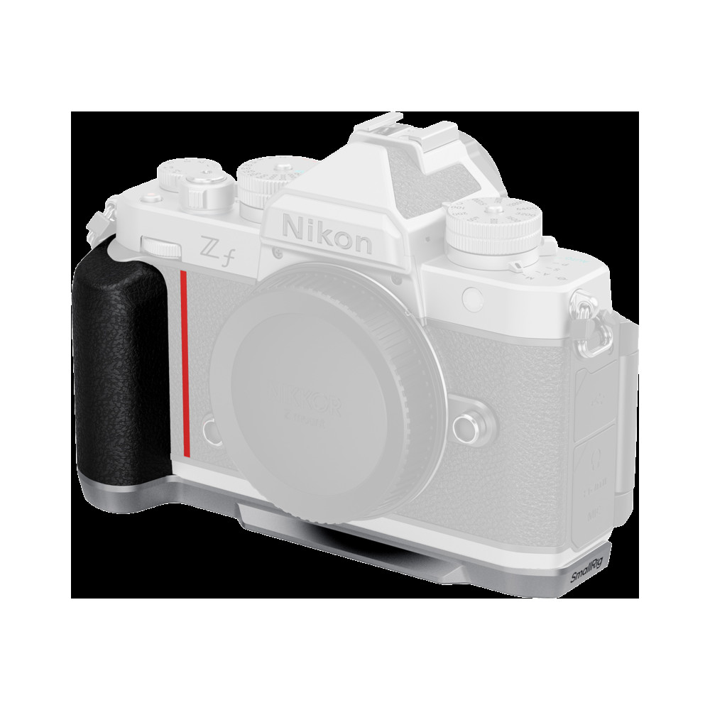 Produktbild för SmallRig 5706 L-Shaped Mount Plate with Silicone Handle for Nikon Z f Silver
