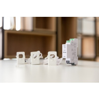Produktbild för Shelly Pro Series 3EM - ström-/energimätare - 802.11b/g/n, Bluetooth 4.2 - vit