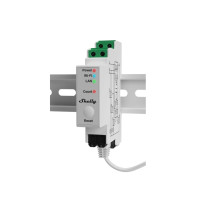 Produktbild för Shelly Pro Series 3EM - ström-/energimätare - 802.11b/g/n, Bluetooth 4.2 - vit