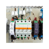 Produktbild för Shelly Pro Series 3EM - ström-/energimätare - 802.11b/g/n, Bluetooth 4.2 - vit