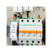 Produktbild för Shelly Pro Series 3EM - ström-/energimätare - 802.11b/g/n, Bluetooth 4.2 - vit