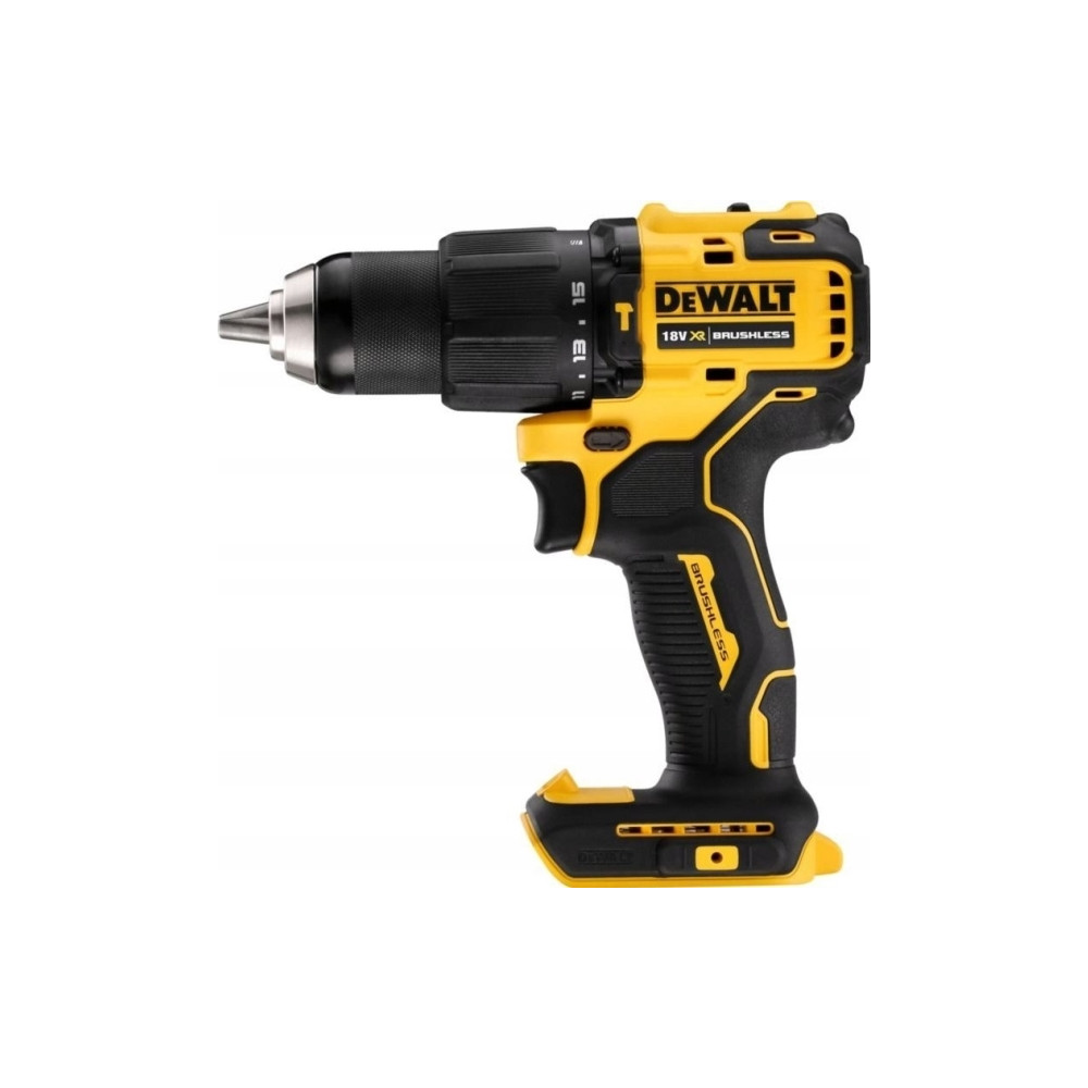 Produktbild för DeWALT DCD709N-XJ, Borr med pistolgrepp, utan nyckel, Borstl...