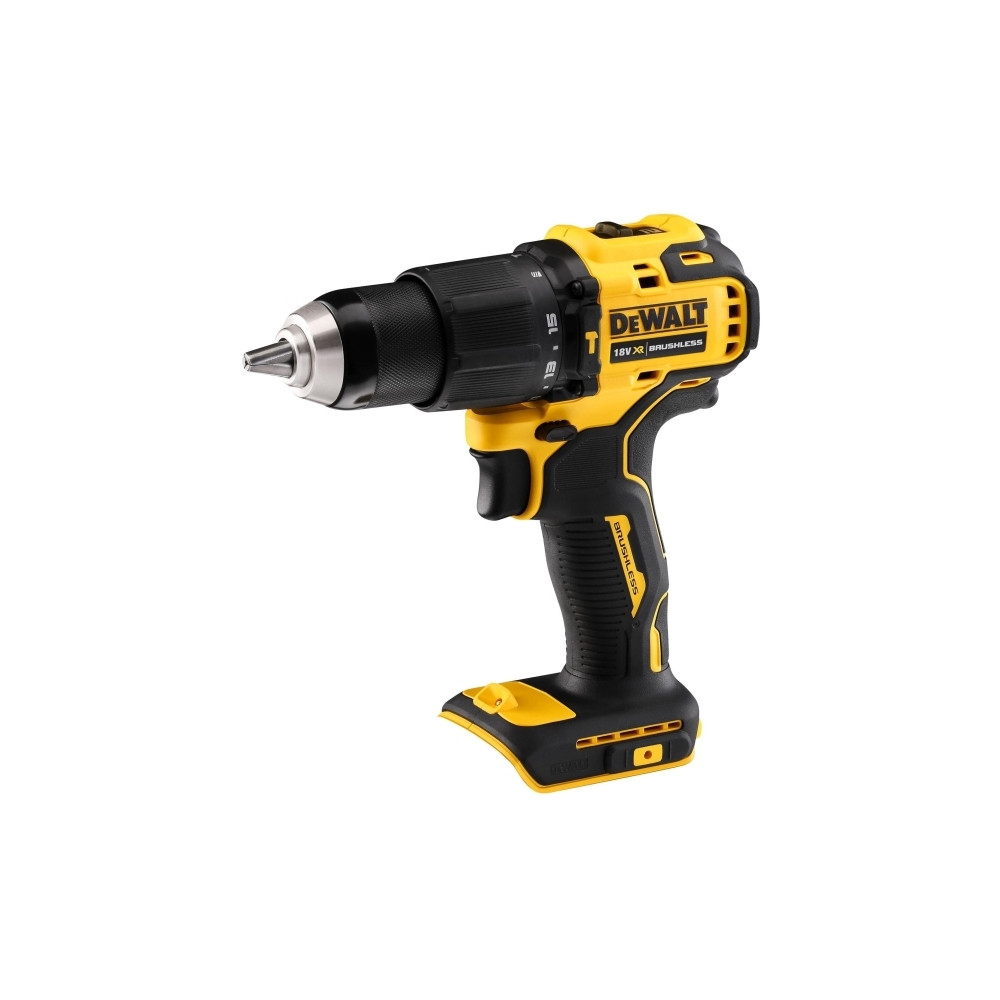 Produktbild för DeWALT DCD709N-XJ, Borr med pistolgrepp, utan nyckel, Borstl...