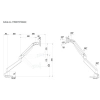 Produktbild för Multibrackets M VESA Gas Lift Arm Single HD
