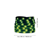 Produktbild för Eglo STRIPE-Z - ljusslinga - LED - 9.2 W - RGBW/varmt vitt/kallt vitt ljus - 2700-6500 K - vit