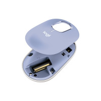 Produktbild för Logitech POP - mus - anpassningsbar emoji - Bluetooth 5.1 LE - lila