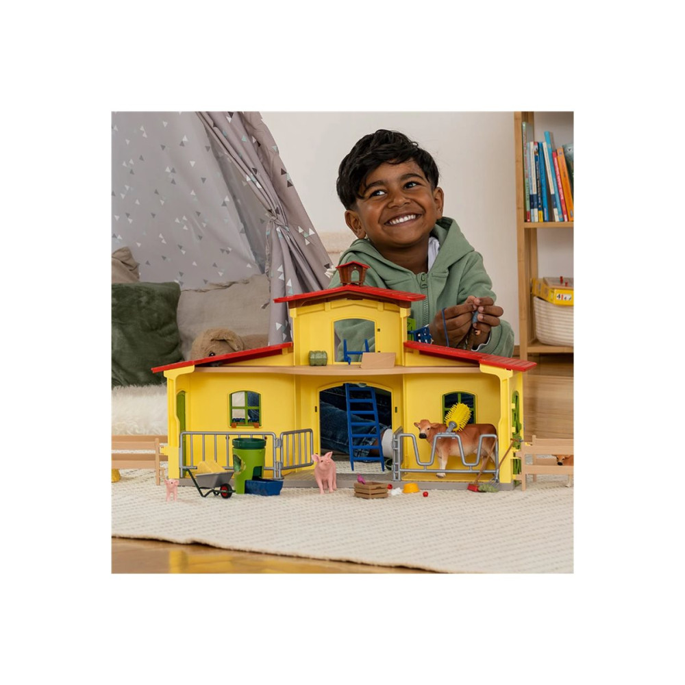 Produktbild för Schleich Farm World - Large Farm with Animals and Accessories