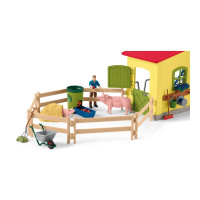 Produktbild för Schleich Farm World - Large Farm with Animals and Accessories