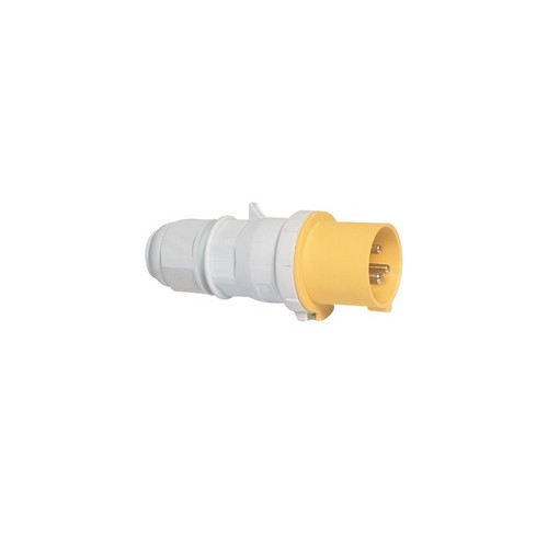 BALS BALS CEE stickpropp 16A 110V, klocka H4, 3-polig gul, IP44,...
