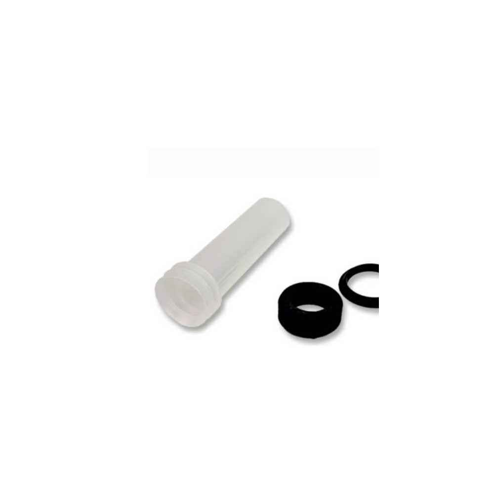 Produktbild för Geberit Ifö wc-adapter & tätningsring med spolrör för inbygg...