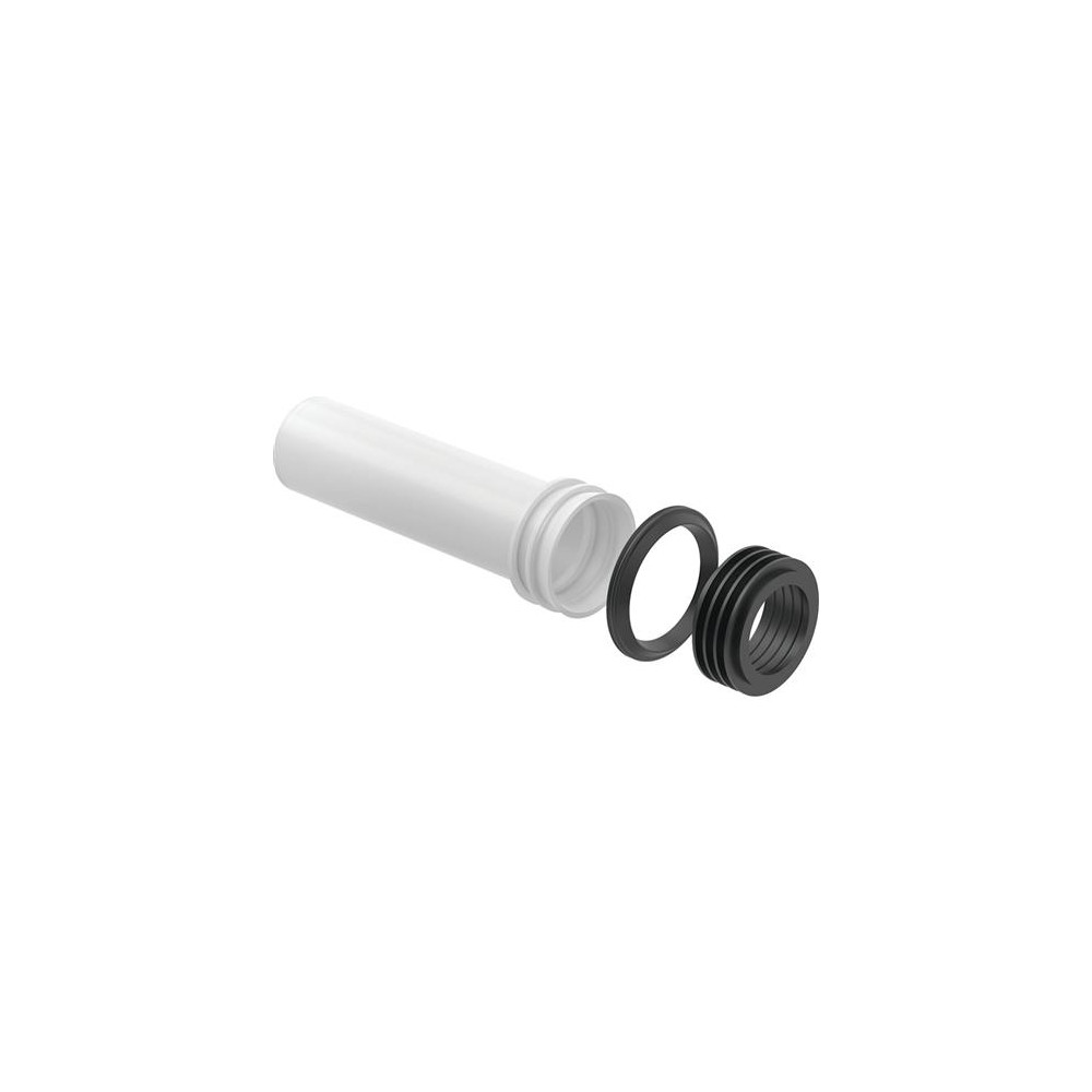 Produktbild för Geberit Ifö wc-adapter & tätningsring med spolrör för inbygg...