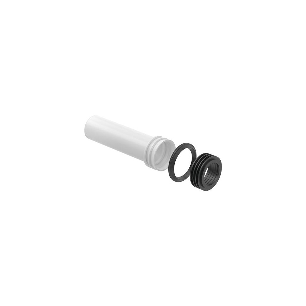 Produktbild för Geberit Ifö wc-adapter & tätningsring med spolrör för inbygg...