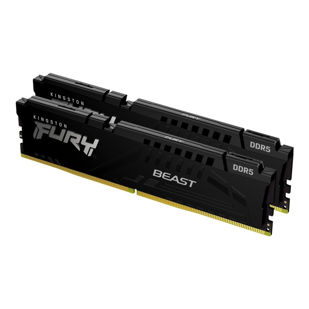 Produktbild för Kingston FURY Beast - DDR5 - sats - 16 GB: 2 x 8 GB - DIMM 288-pin / PC5-44800 - ej buffrad