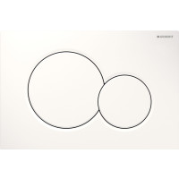 Produktbild för Geberit 115.770.11.5, Spolplatta, Vit, Geberit, 246 mm, 13 m...