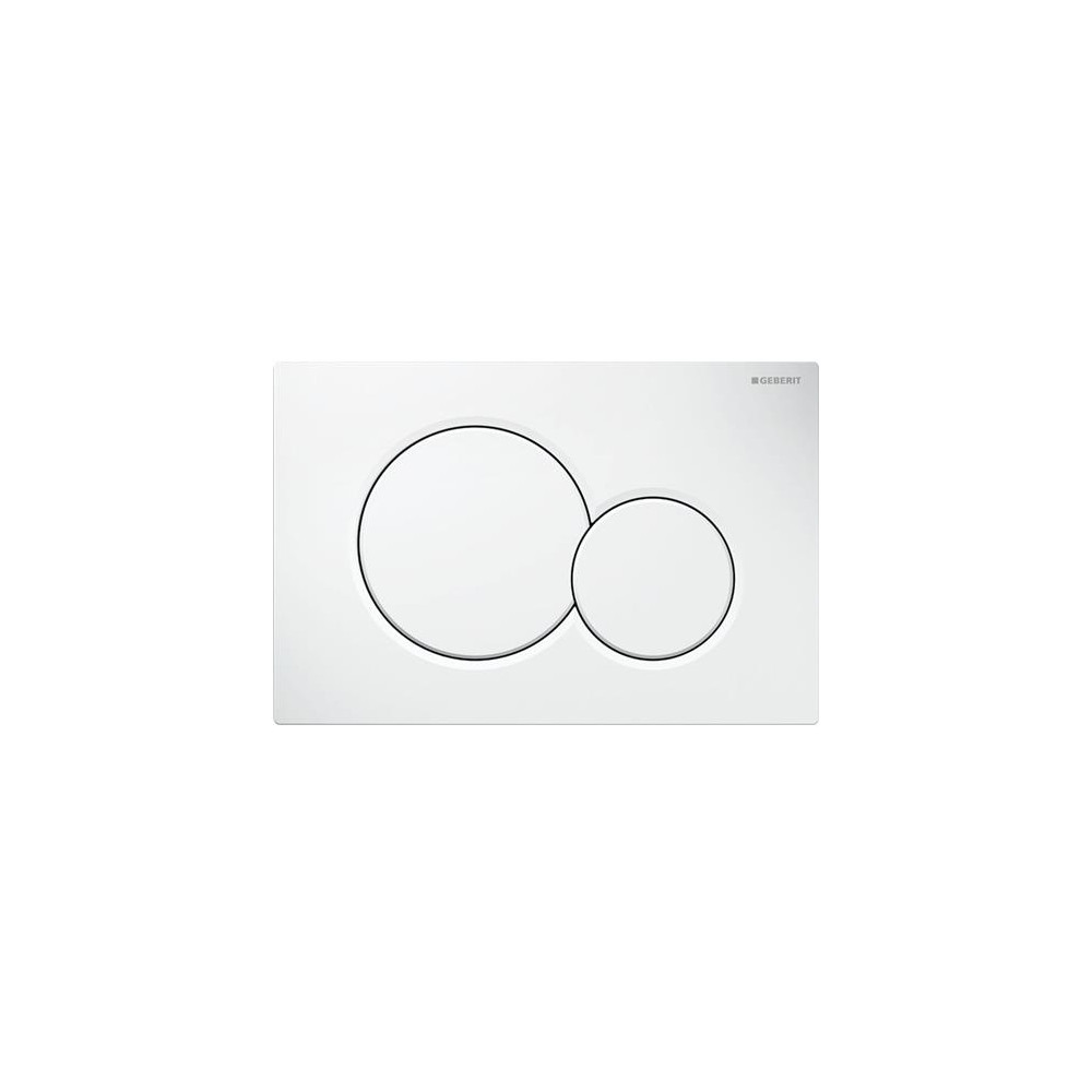 Produktbild för Geberit 115.770.11.5, Spolplatta, Vit, Geberit, 246 mm, 13 m...